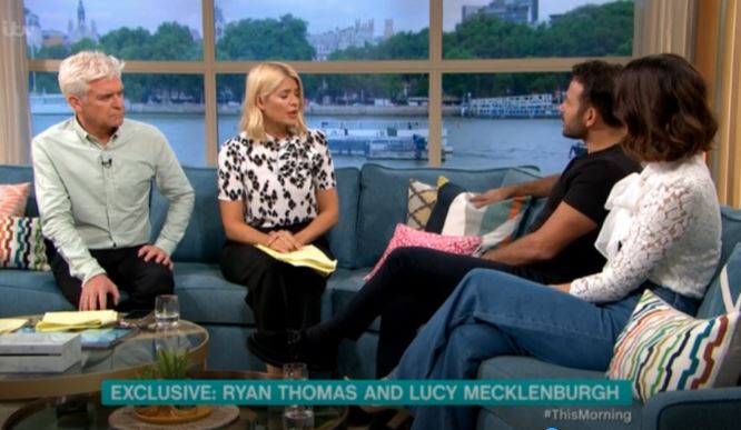 Ryan Thomas and Lucy Mecklenburgh on This Morning