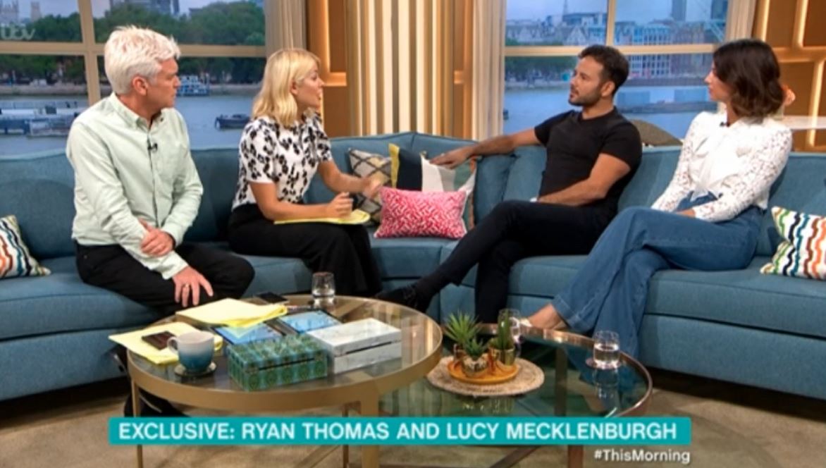 Ryan Thomas and Lucy Mecklenburgh on This Morning