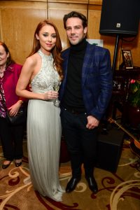 Una and Ben Foden, Mum's list film premiere afterparty at The Washington Mayfair, London, Britain on 23 Nov 2016.