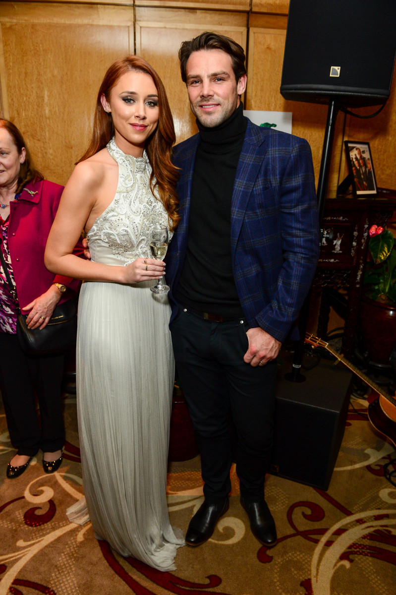 Una and Ben Foden, Mum's list film premiere afterparty at The Washington Mayfair, London, Britain on 23 Nov 2016.