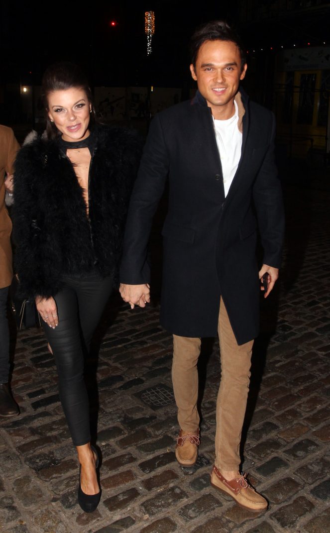 Gareth Gates and Faye Brookes