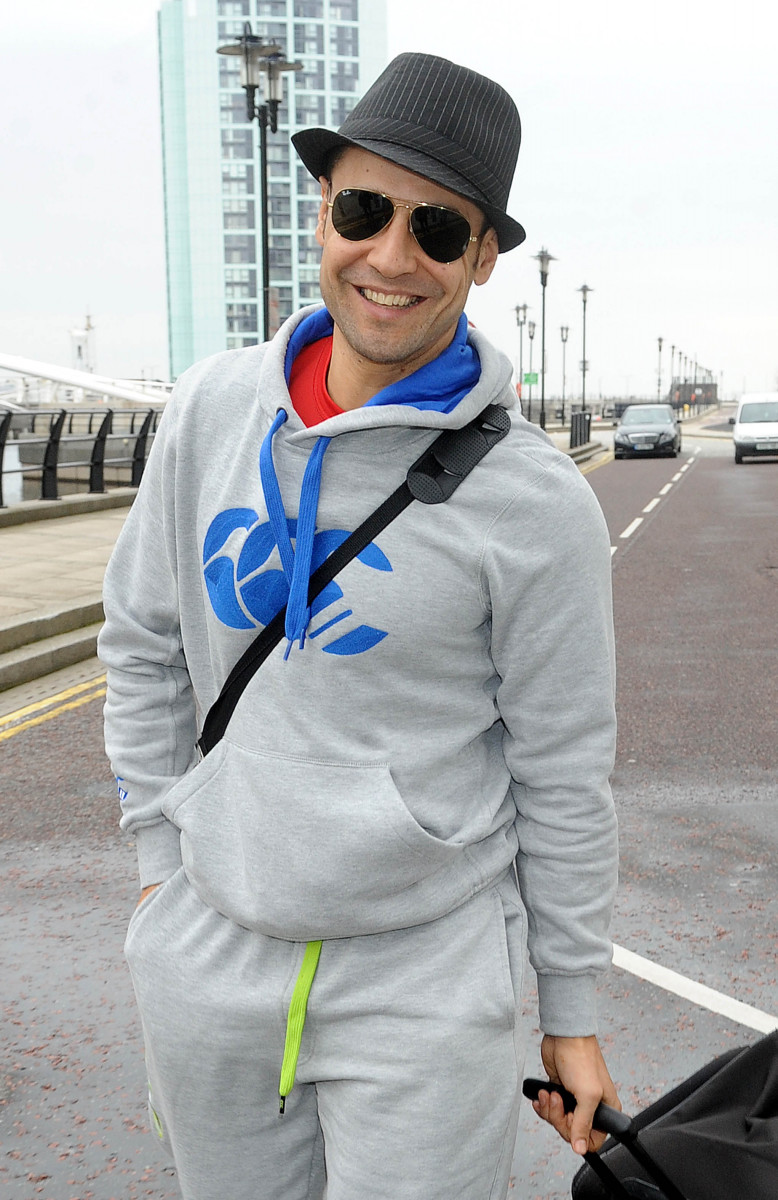 Chico, arriving for the 'Dancing On Ice Tour,' in Liverpool, UK 