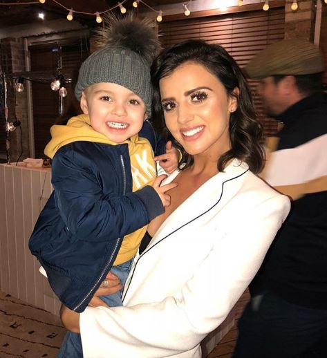 Lucy Mecklenburgh and Teddy Thomas