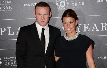 Wayne and Coleen Rooney arrive at Manchester United Football Club