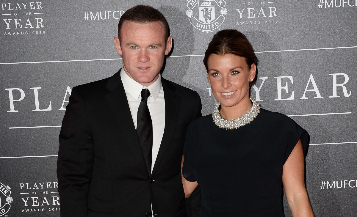 Wayne and Coleen Rooney arrive at Manchester United Football Club