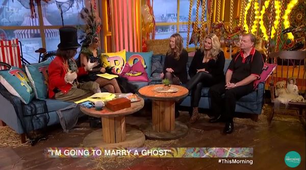 This Morning guest engaged to a ghost