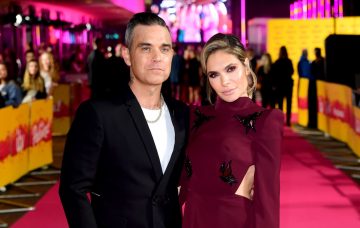 Ayda Field and Robbie Williams / PA