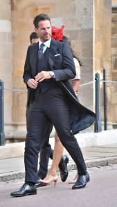 Jamie Redknapp at Princess Eugenie's wedding