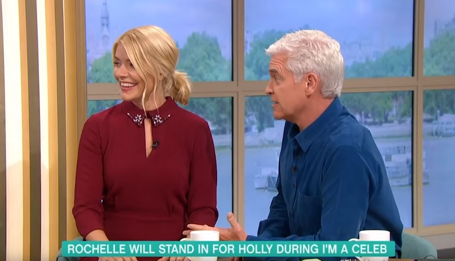 Holly and Phil announce Rochelle Humes on This Morning