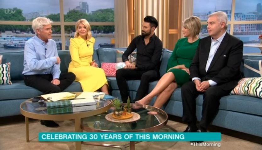 Holly Willoughby and Phillip Schofield on This Morning