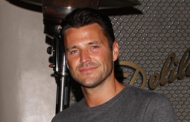 Mark Wright strikes a pose as he is seen leaving the Delilah club by himself in West Hollywood