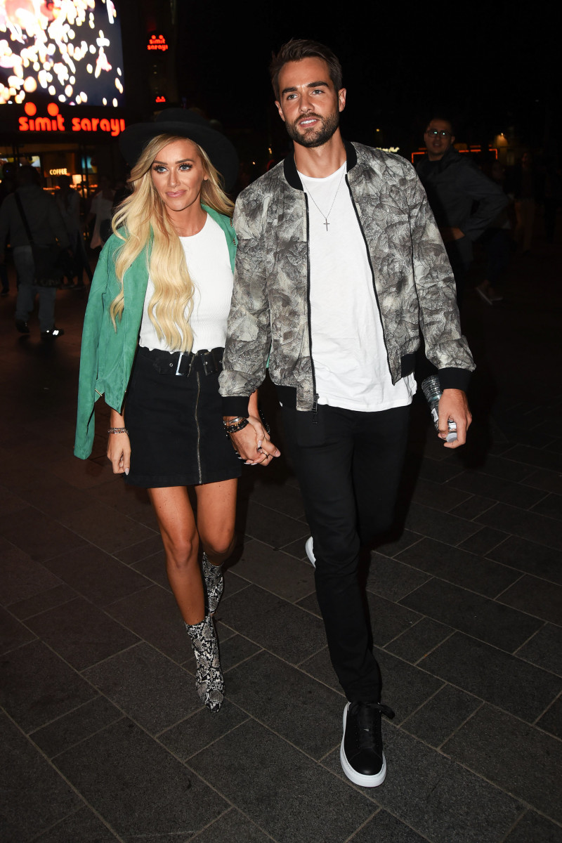 Laura Anderson and Paul Knops, Stars are seen as they leave 'The Festival' premiere in London, UK.