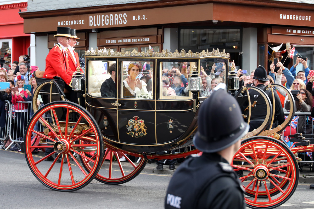 Princess Eugenie marries her fiance Jack Brooksbank at Windsor Castle