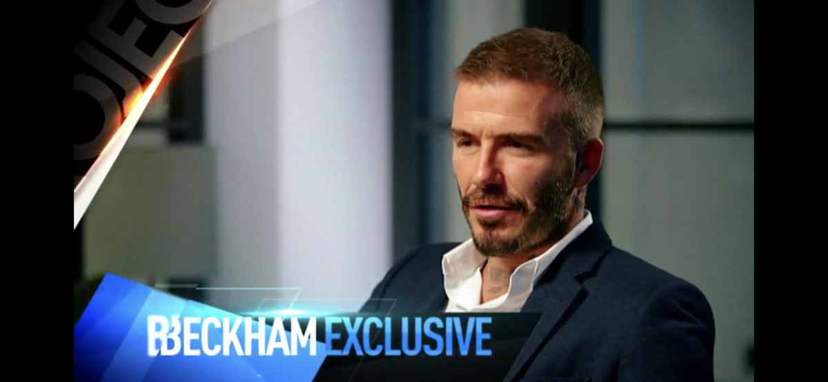 David Beckham Prepares To Talk On Channel 10 Australia