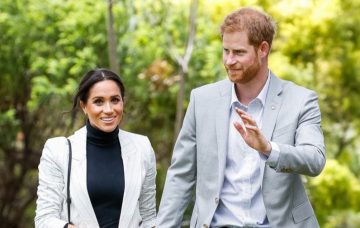 Prince Harry, the Duke of Sussex and Meghan, the Duchess of Sussex arrive for a lunchtime Reception hosted by the Prime Minister with Invictus Games competitors, their family and friends