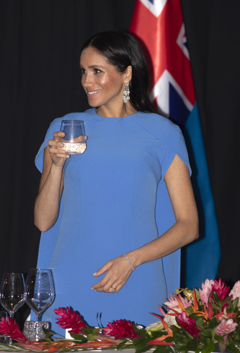 Prince Harry, the Duke of Sussex and Meghan, the Duchess of Sussex attend a reception and a State Dinner hosted by The President of Fiji