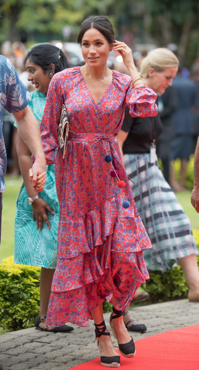 Prince Harry, the Duke of Sussex and Meghan, the Duchess of Sussex visit the University of the South Pacific campus in Suva