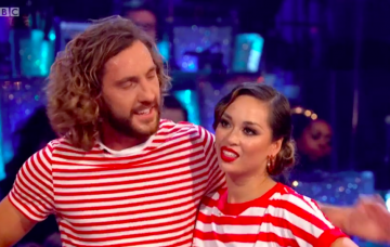 Strictly fans spot Katya's husband Neil glaring as she hugs Seann Walsh after kissing scandal