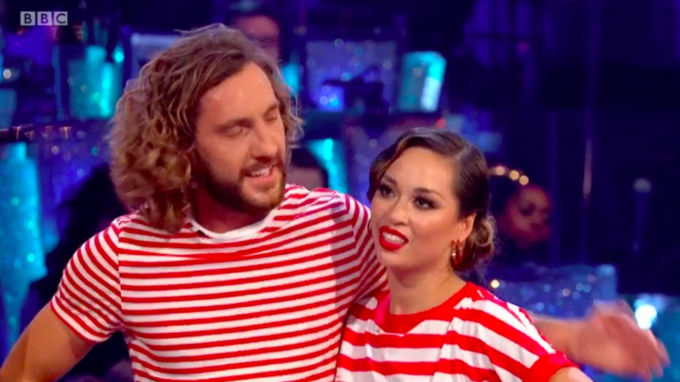 Strictly fans spot Katya's husband Neil glaring as she hugs Seann Walsh after kissing scandal