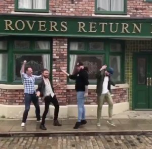 Coronation Street cast dancing 