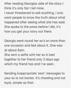 georgia steel sam bird love island