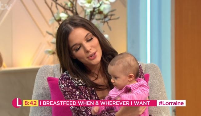 Helen Flanagan and Delilah on Lorraine