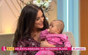 Helen Flanagan and Delilah on Lorraine