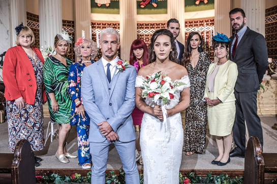 Cleo and Joel's wedding Hollyoaks