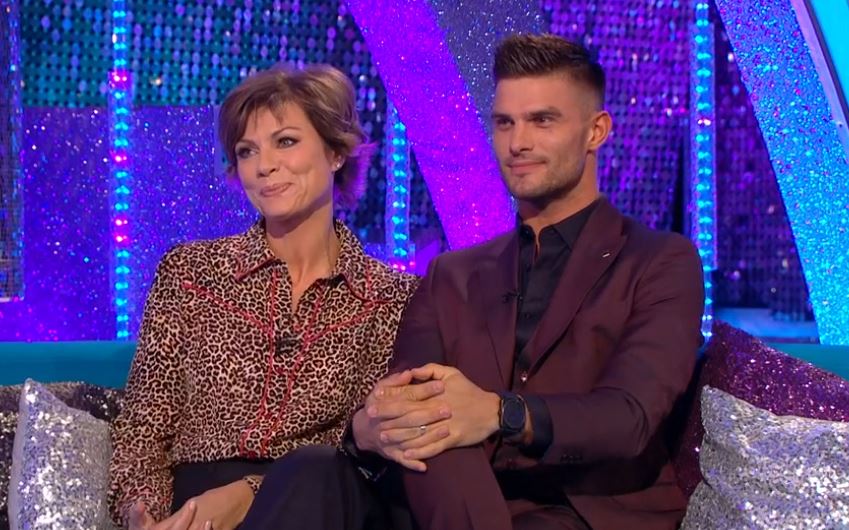 Kate and Aljiaz on Strictly It Takes Two