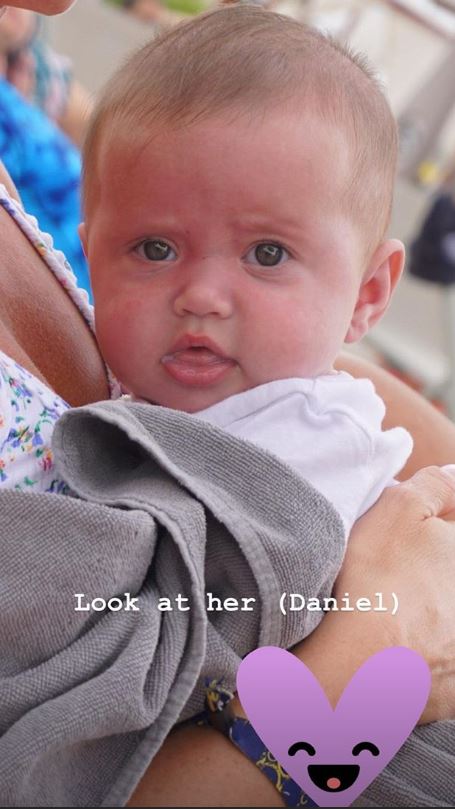 Jacqueline Jossa on holiday with Mia