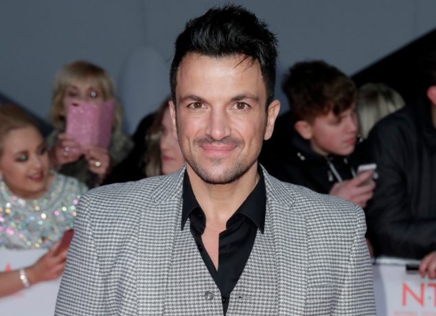 Peter Andre attends the National Television Awards 2018