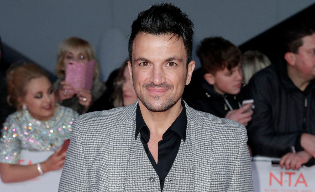 Peter Andre attends the National Television Awards 2018