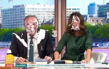 Piers Morgan and Susanna Reid on GMB