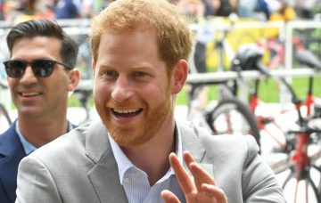 Prince Harry, Duke of Sussex attends the Invictus Games Cycling at the Royal Botanical Gardens in Sydney, Australia