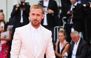 Ryan Gosling walks the red carpet ahead of the opening ceremony and the 'First Man' screening
