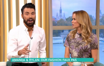 Rylan Clark-Neal and Amanda Holden on This Morning