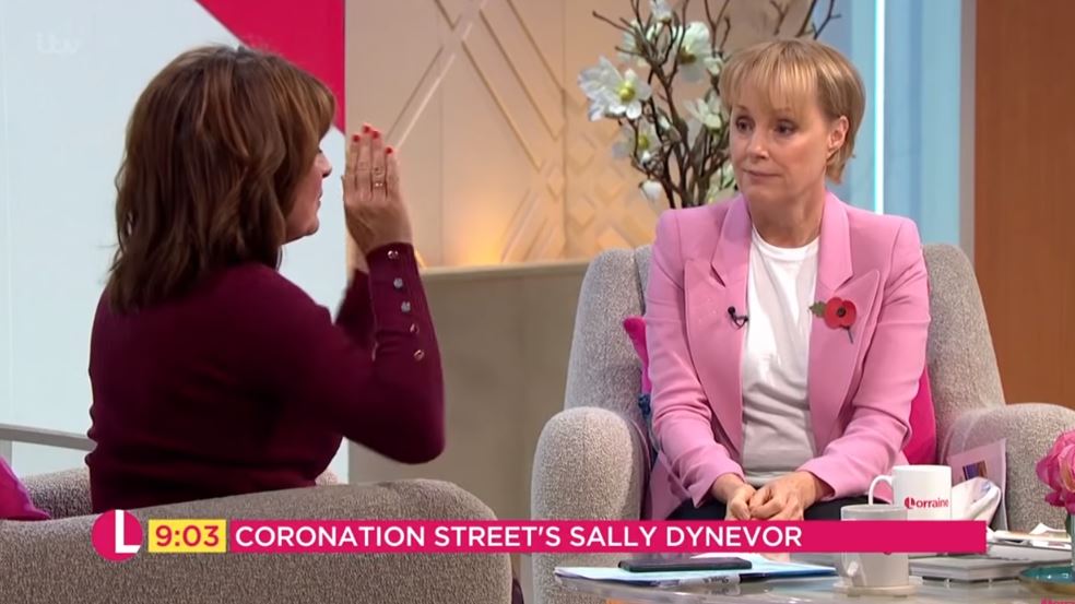 Sally Dynevor on Lorraine