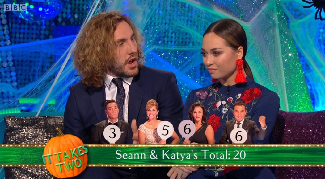Seann Walsh and Katya Jones