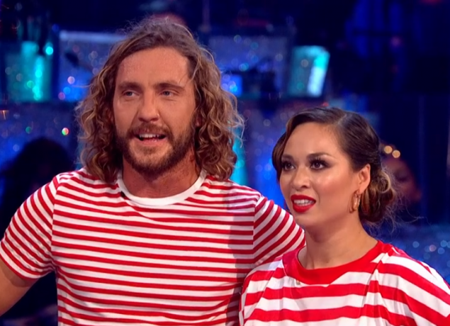 Seann Walsh and Katya Jones on strictly