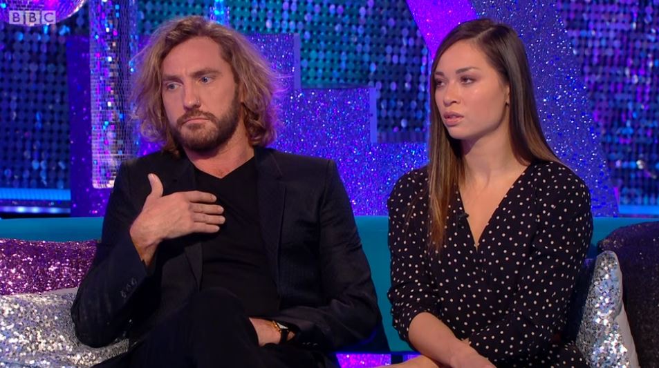 Seann Walsh and Katya Jones on It Takes Two