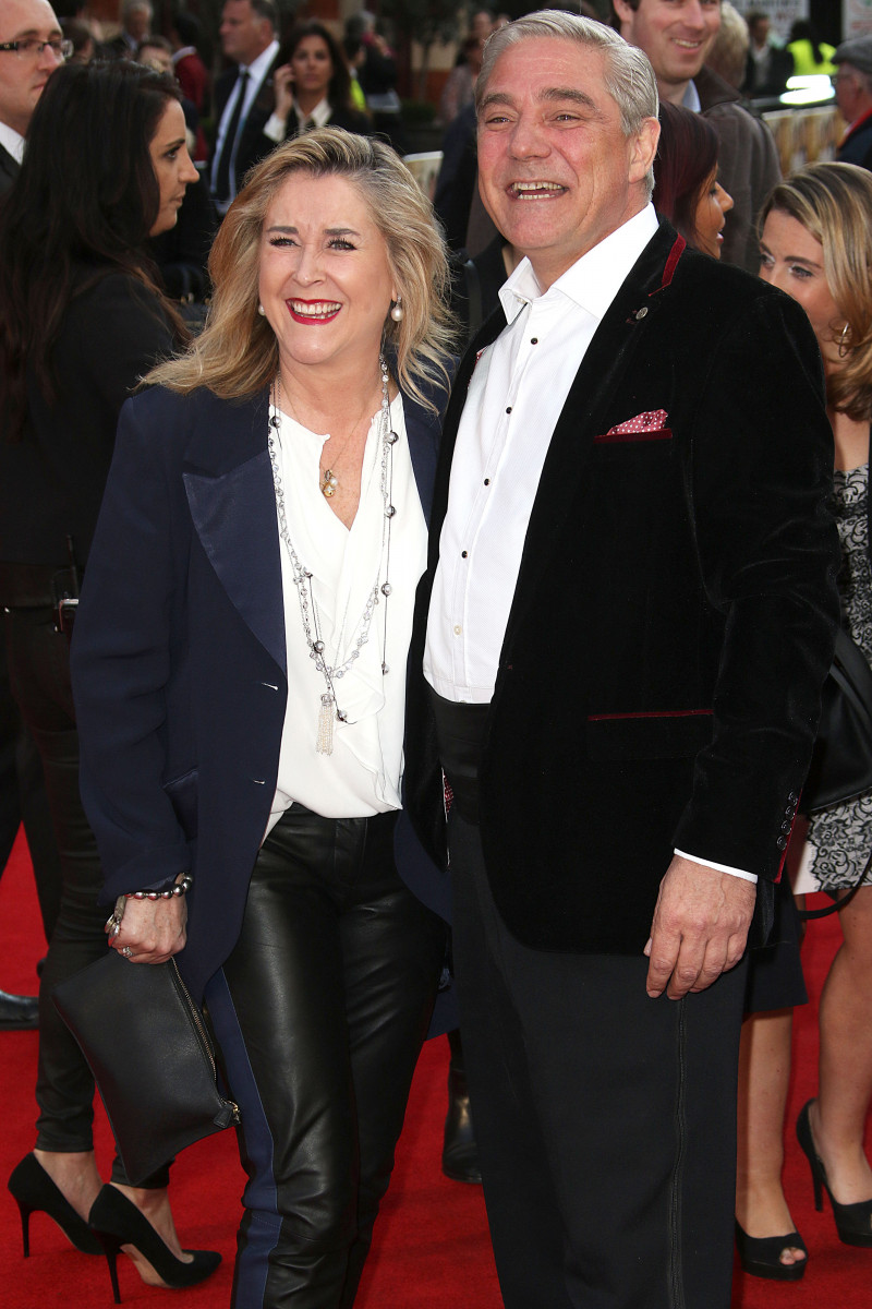 Steph and Dom, Florence Foster Jenkins - European Film Premiere, Odeon Leicester Square, London UK