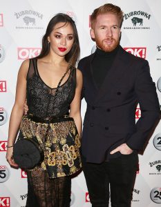 Neil and Katya Jones at a red carpet event