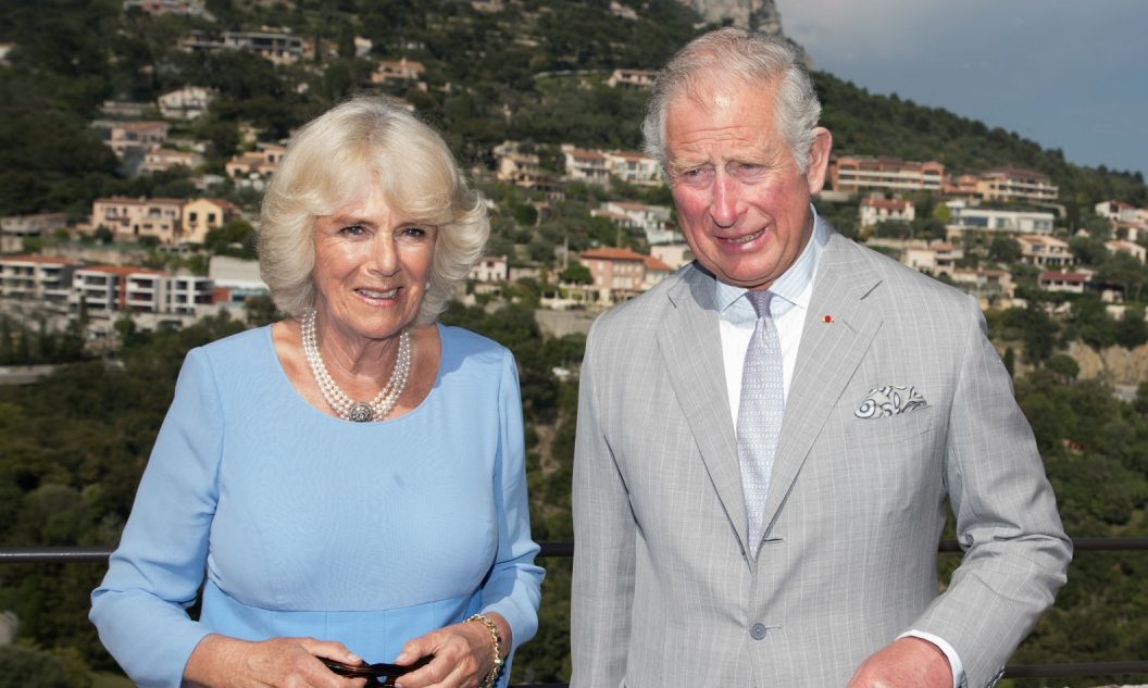 Prince Chales, Prince of Wales and Camilla, Duchess of Cornwall visit Eze Village.