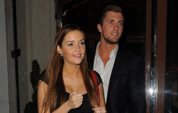 Dan Osborne and Jacqueline Jossa seen leaving the Soho Sanctum Hotel