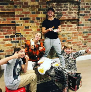 Stacey Solomon, Joe Swash and her two sons