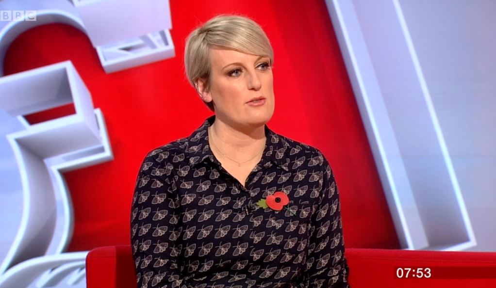 Steph McGovern on BBC Breakfast
