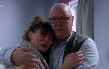 Chas and Paddy cry over Grace