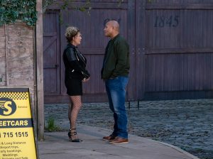 Mike's back and asks Liz out on a date in Coronation Street 