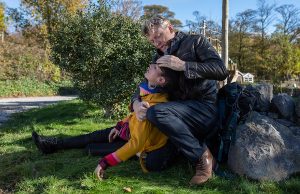 Daz gets caught as he tries to flee Emmerdale 
