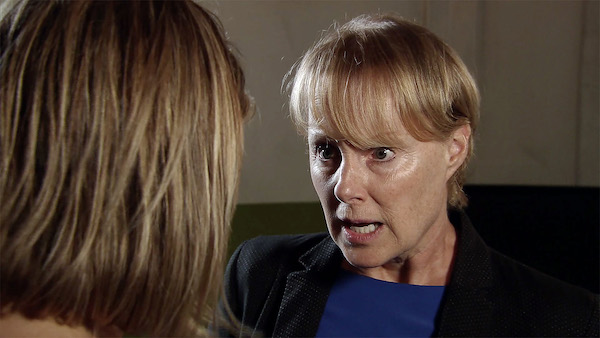 Coronation Street Abi in prison with Sally